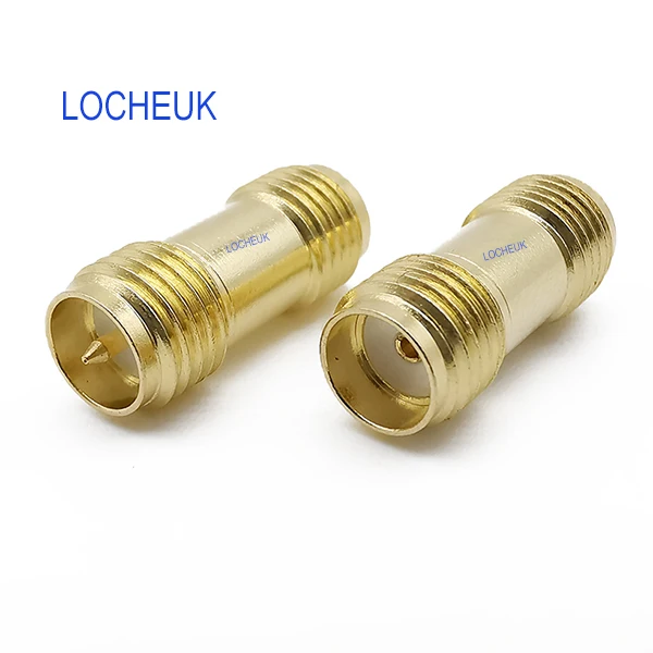 2pcs E 2 шт. разъем jack SMA разъем RP SMA гнездо адаптера Позолоченные RF коаксиальный Разъемы SMA женский мужской терминал - Цвет: 2pcs E