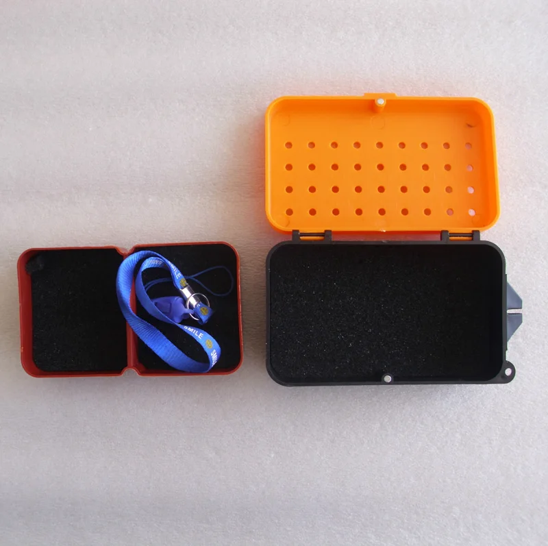 2 отсека рыболовная коробка 10*6*3 см пластиковая червь земляной приманки приманка