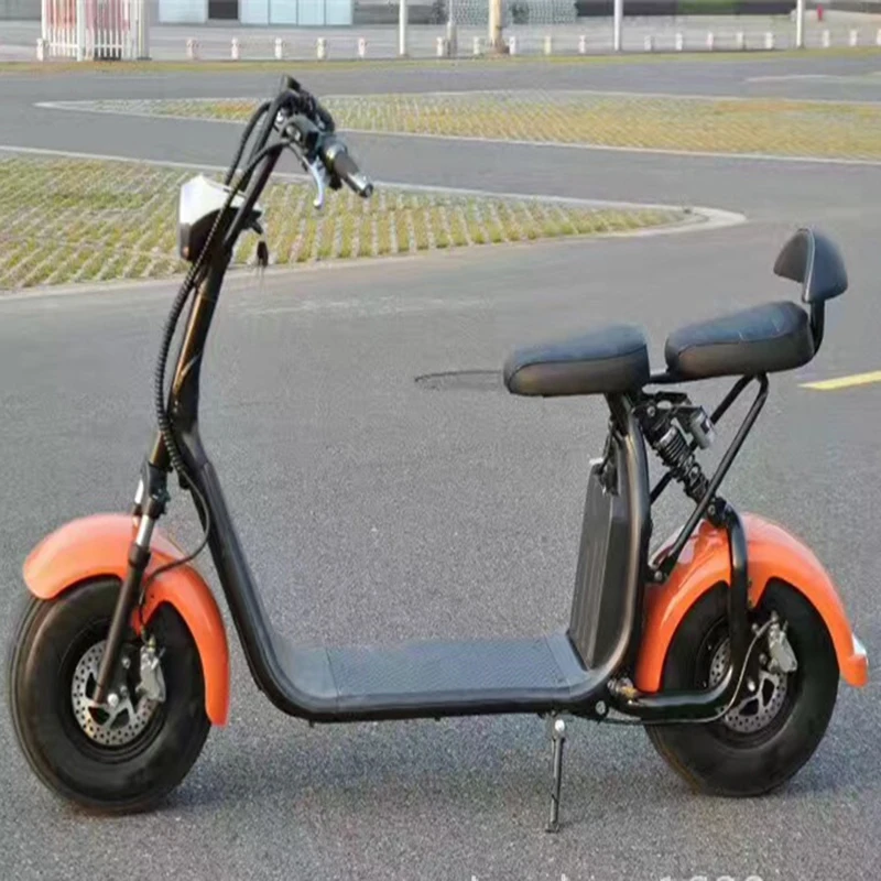 Электрический скутер Citycoco Fat Tire 1000 Вт 60 в 12AH/20AH литиевый Мотоцикл E-Bike Велоспорт ЖК-дисплей Bluetooth gps педаль город