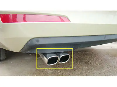 Задний глушитель выхлопной трубы 1 шт. для Skoda Octavia MK3 A7 2015 2016|pipe end|exhaust skoda octaviaskoda