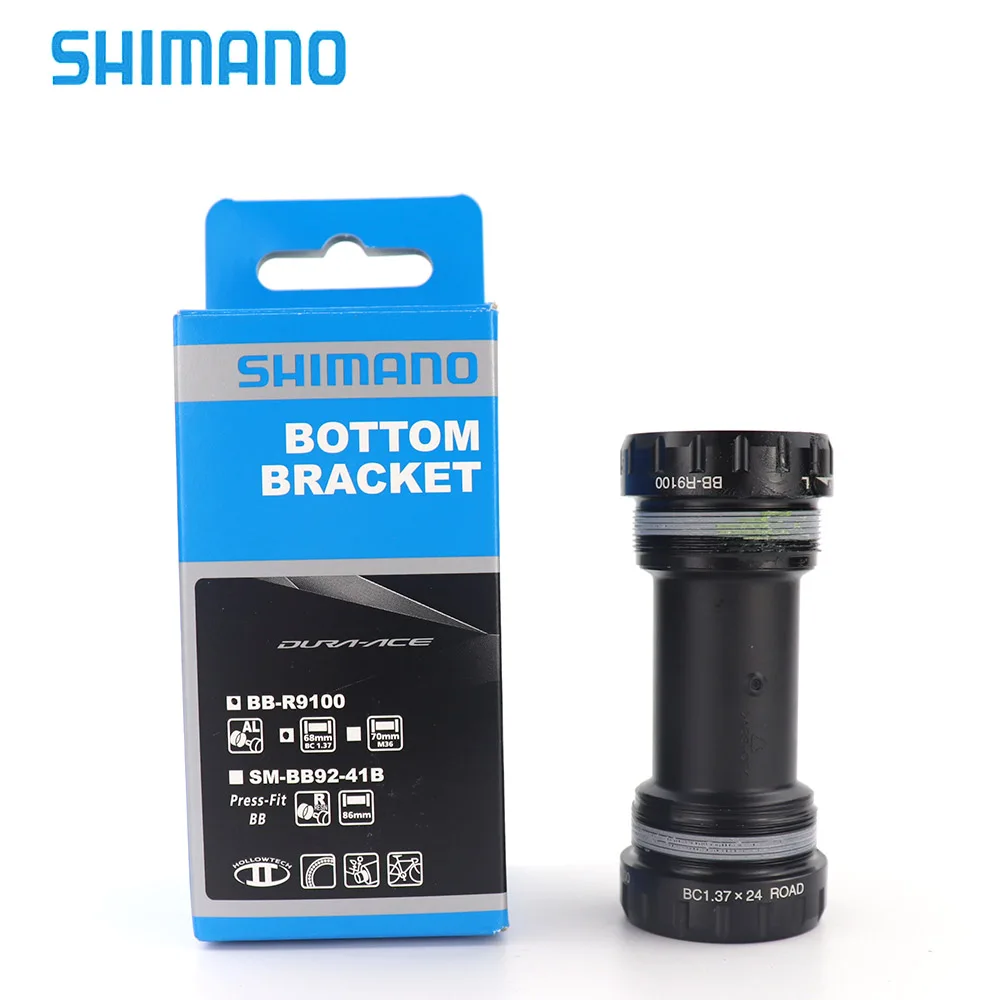 SHIMANO Тормозные колодки Dura Ace BB-R9100 Нижний Кронштейн дорожный велосипед ось R9100 BB 68 мм/70 мм рама BB резьба