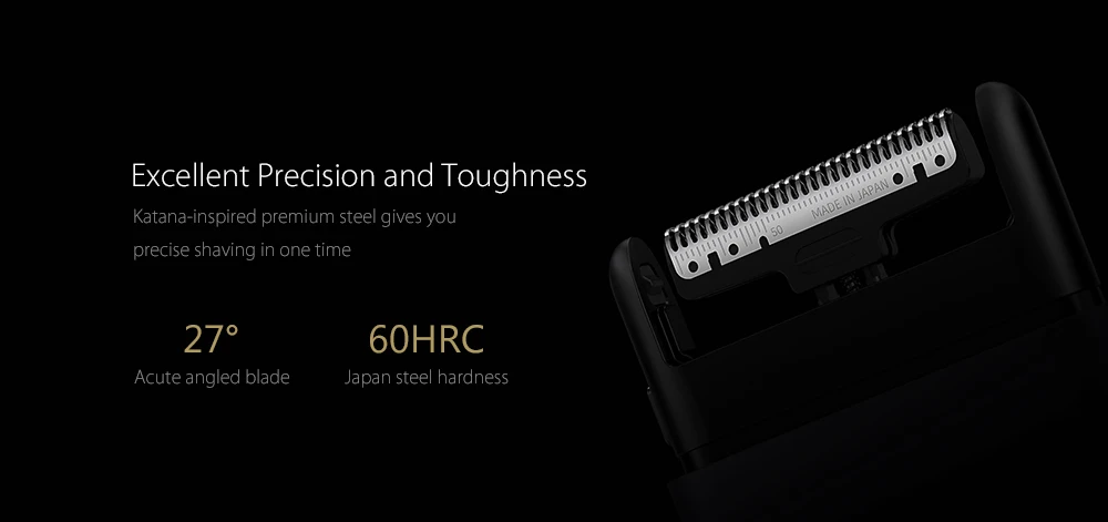 Xiaomi Mijia Мужская электрическая бритва портативная мини «Умная» бритва полностью металлический триммер для тела с датерой для мужчин