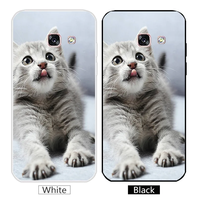 For Samsung Galaxy A320 Soft Transparent Silicone Coque A3 2017 Phone Cases TPU Design Cover Ultrathin Luxury Shell |