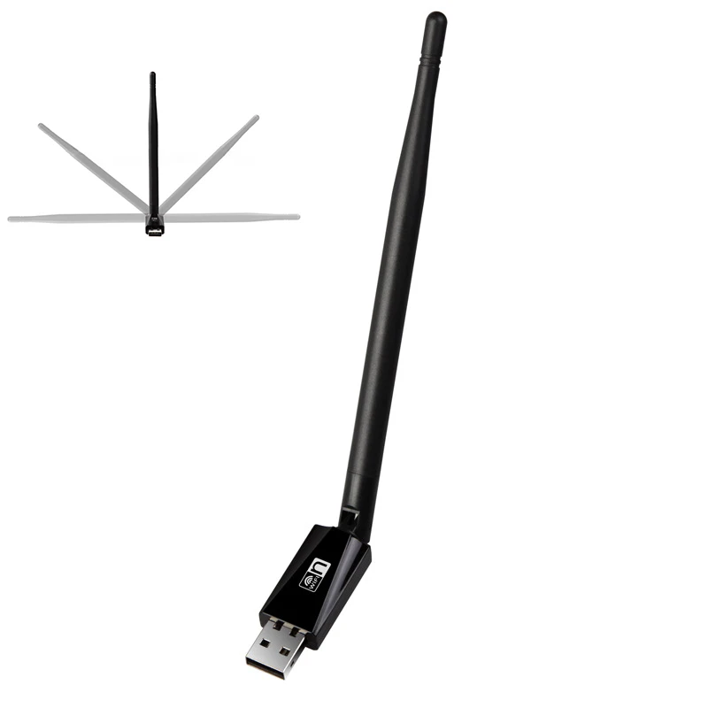 Kebidumei 2017 Новый wifi ключ мини 150 Мбит/с 5dbi внешняя антенна USB беспроводная сетевая