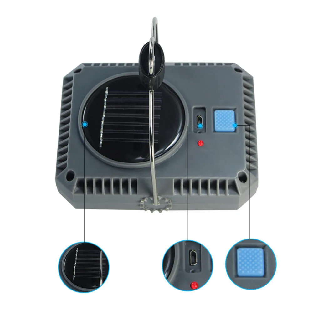 Водонепроницаемый Солнечный свет дерева прожектор USB Перезаряжаемый COB рабочие