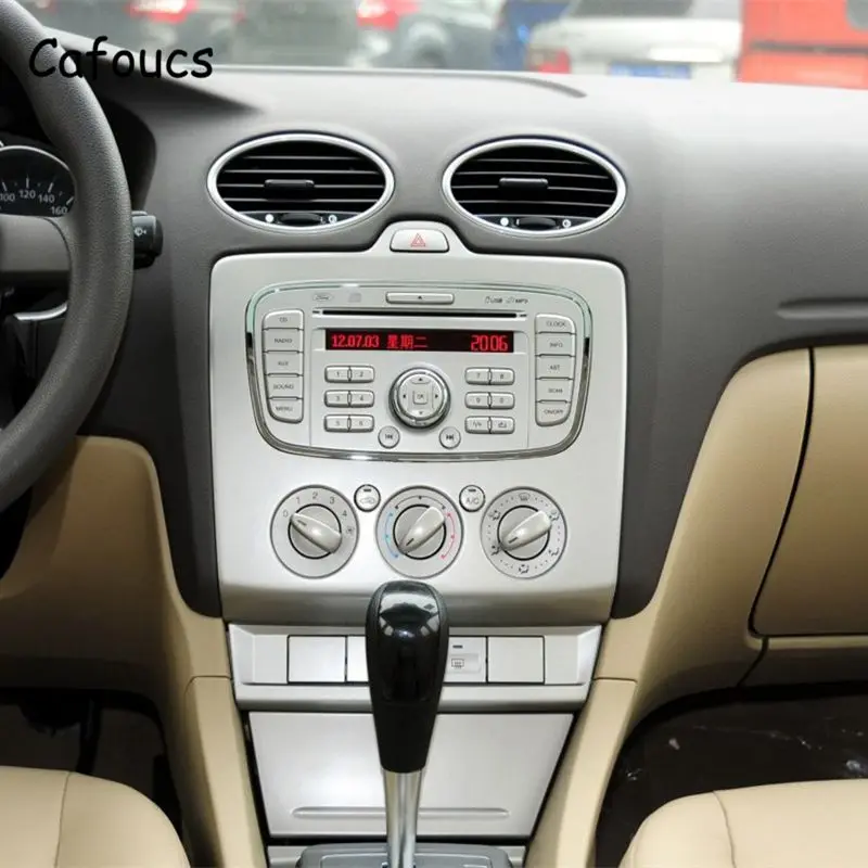 Cafoucs для Ford Focus пепельница, крышка для сигарет, аксессуары 2005- пепельница, панель центральной консоли