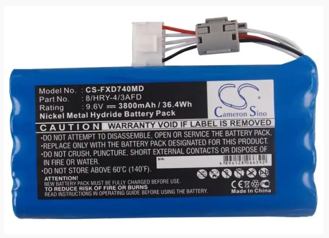 

Cameron Sino 3800mAh battery for FUKUDA Cardimax FX-7402 FX-7402 8/HRY-4/3AFD