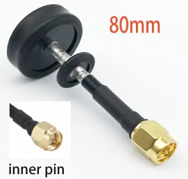 1 шт. пагода 5,8G передатчик 5dBi 50 Вт всенаправленная антенна SMA разъем/RP-SMA разъем для FPV гоночный Дрон(5 см/8 см - Цвет: long black SMA
