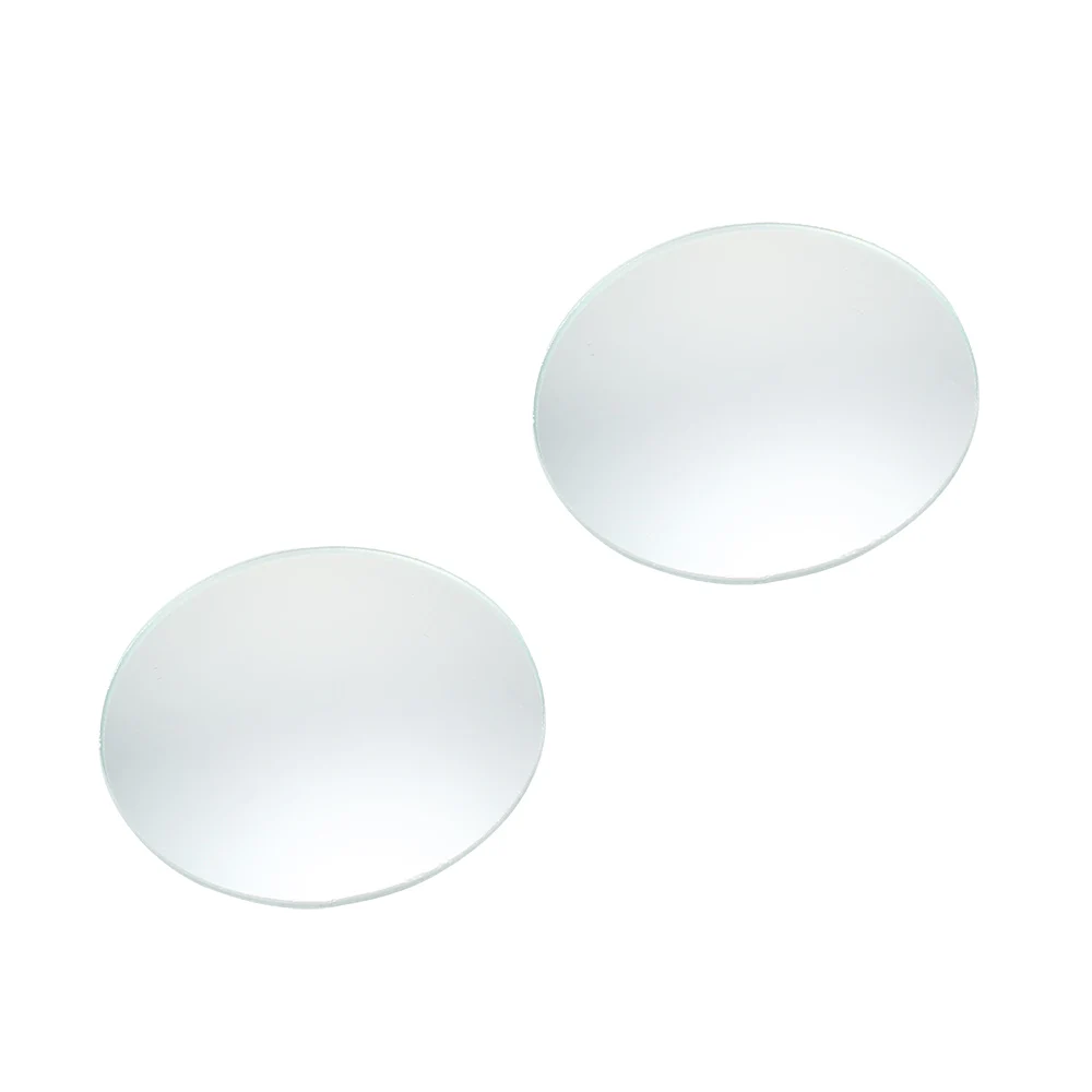 1 пара Бескаркасный ультратонкий круглое выпуклое зеркало для слепых зон с
