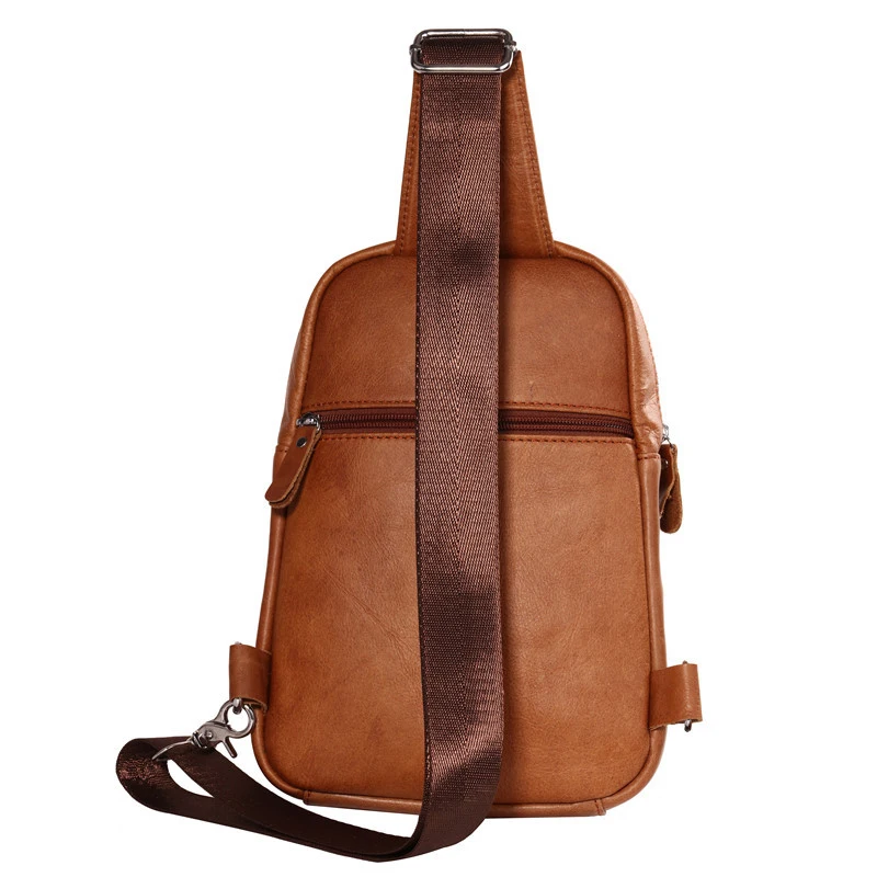 Сумка мессенджер мужская из натуральной воловьей кожи саквояж на одно плечо