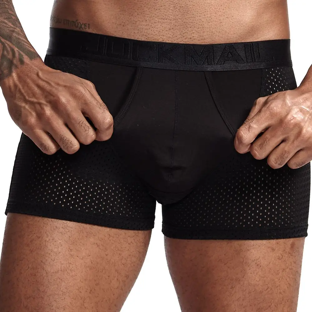 JOCKMAIL сексуальное мужское нижнее белье из модала боксерские шорты уход за пятнами