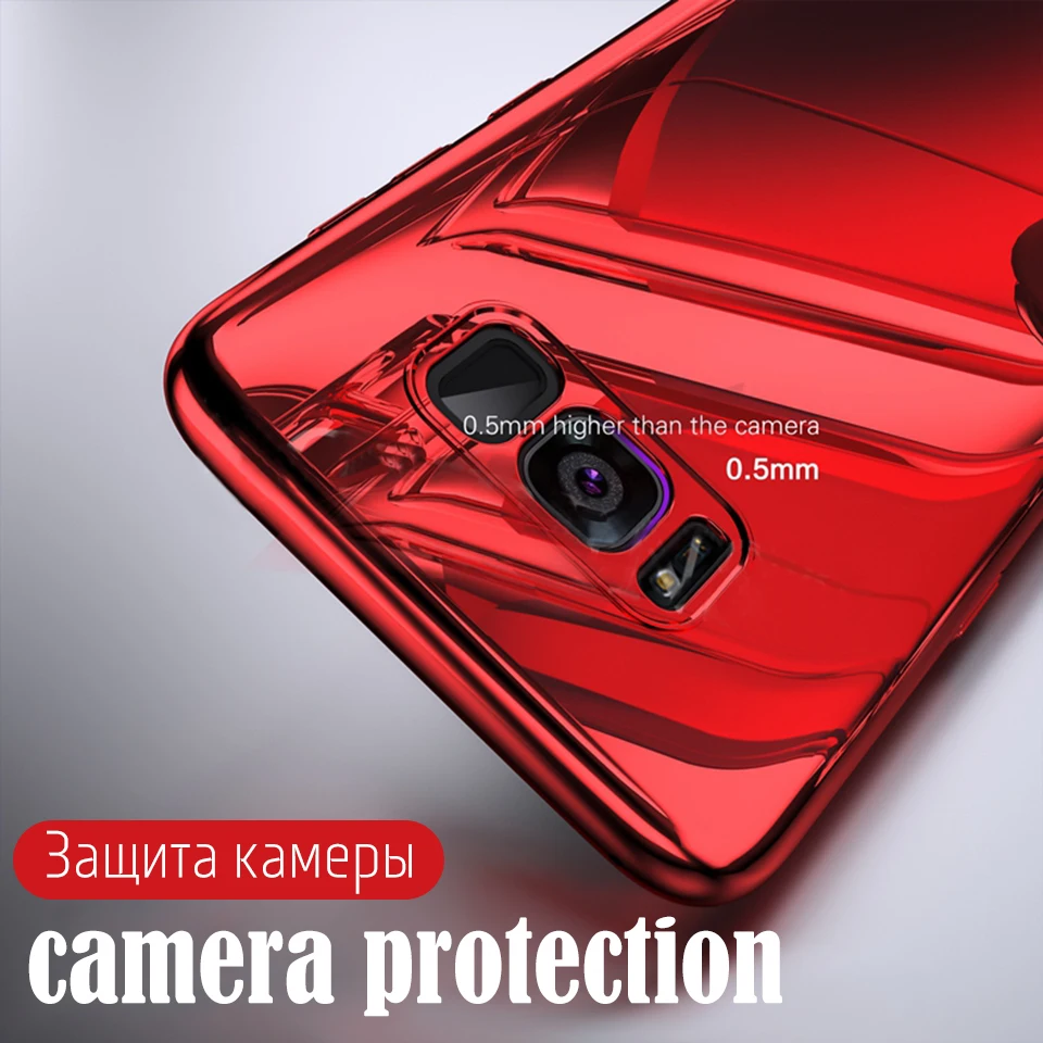 Роскошные 360 металлизированный зеркальный чехол для samsung Galaxy S10 S9 S8 плюс S10e S7 мягкая пленка чехол для samsung Note 9 8 A5 A7