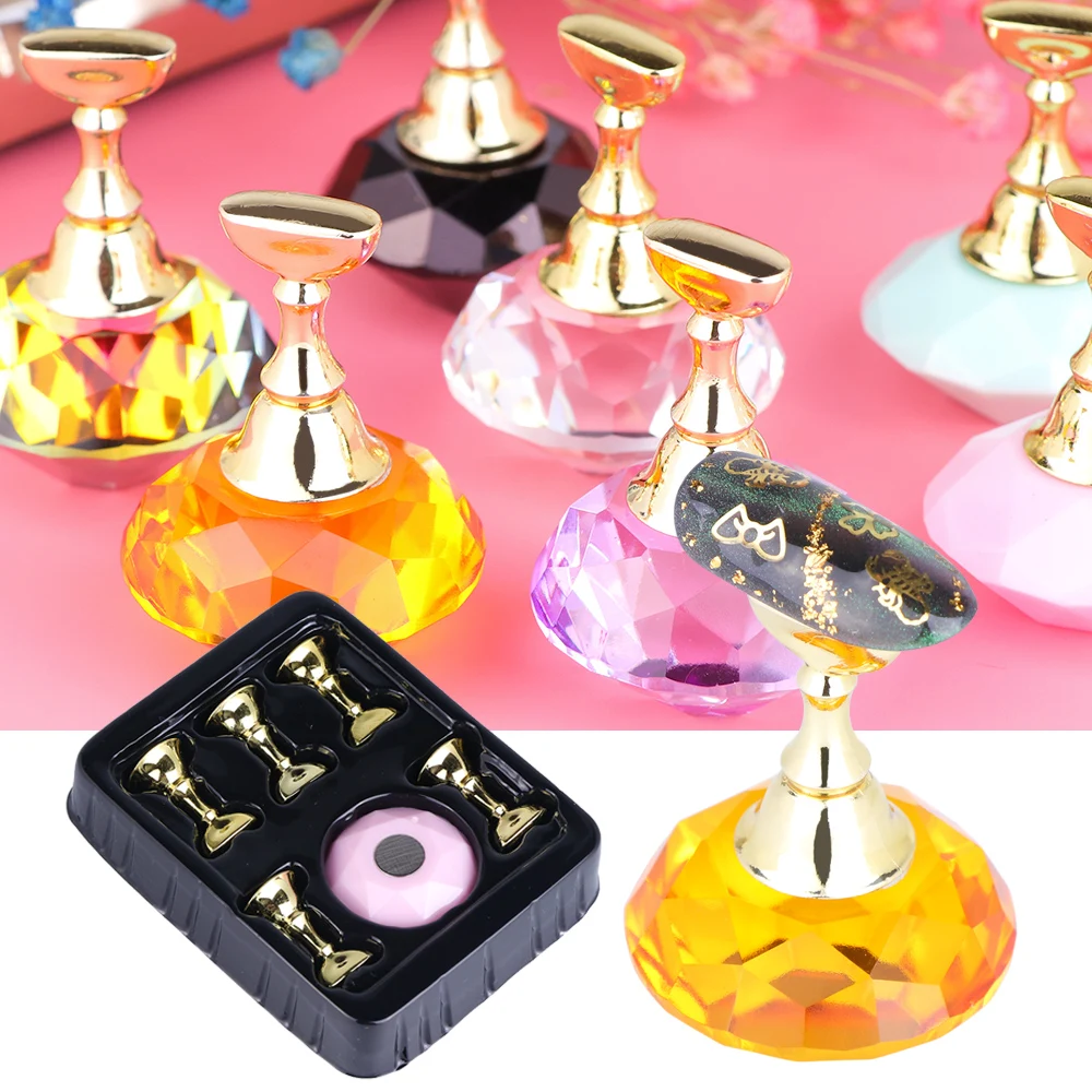 1 шт. Магнитная демонстрационная полка акриловый Хрустальный дисплей подставка