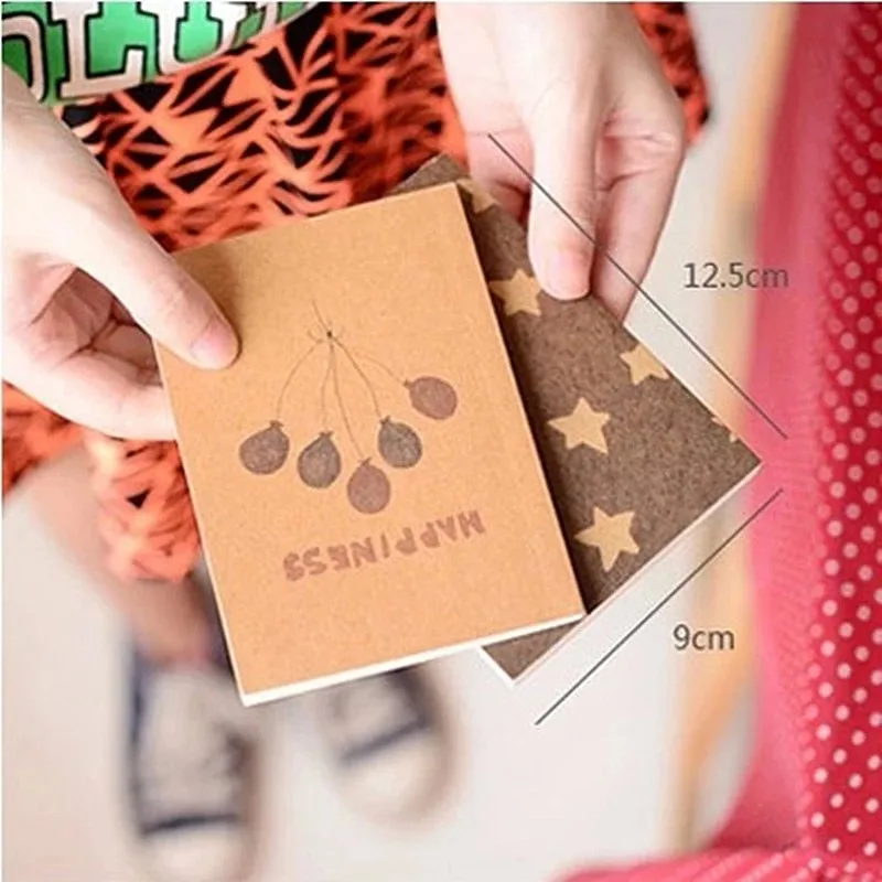 2 шт./лот милый переносной блокнот с карандашом и рисунком для школы офиса |