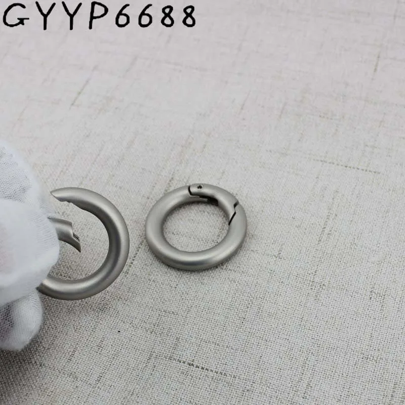 4 шт. 50 19 мм жемчужный серебряный зажим триггерное пружинное кольцо для