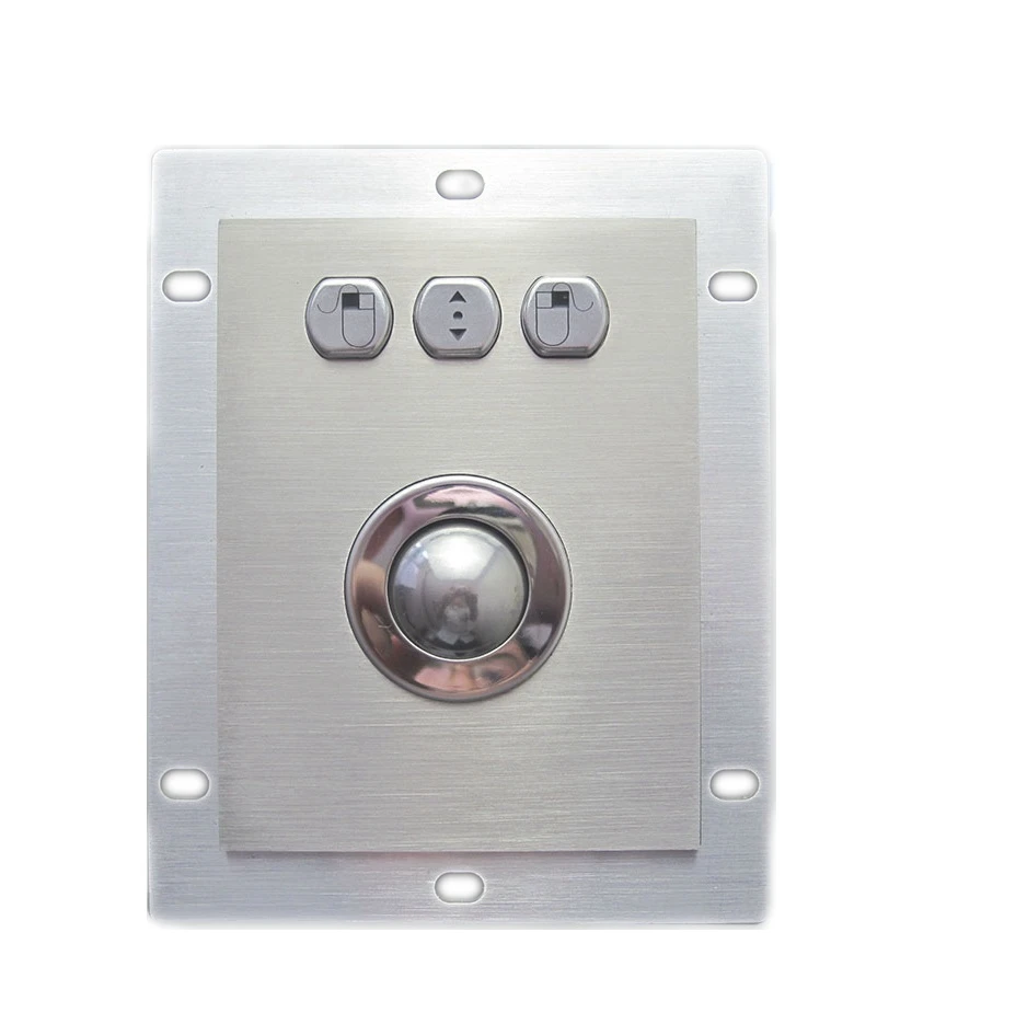 Промышленное 25 мм металлическое трекбол промышленное указывающее устройство с 3