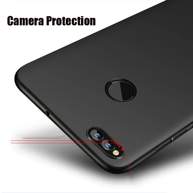 MAKAVO Cover For Huawei Honor 7A Pro Case Full Protection Soft Silicone Matte Phone Cases Prime |