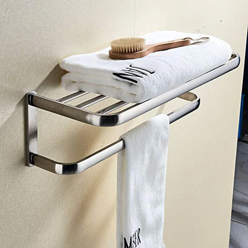 Матовый латунный набор аксессуаров Leyden для ванной комнаты настенный одинарный