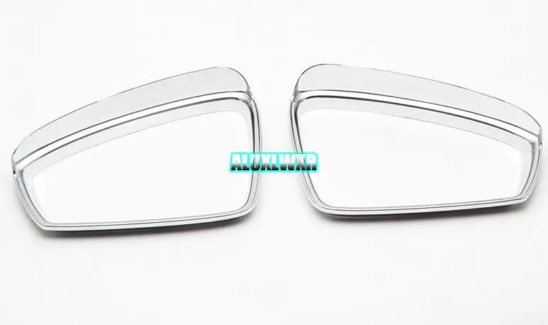 

Автомобильное зеркало заднего вида чехол хромированные Чехлы сатиновая отделка зеркальная оболочка снаружи алюминий для Volkswagen VW Tiguan 2 MK2 2017 и 2023