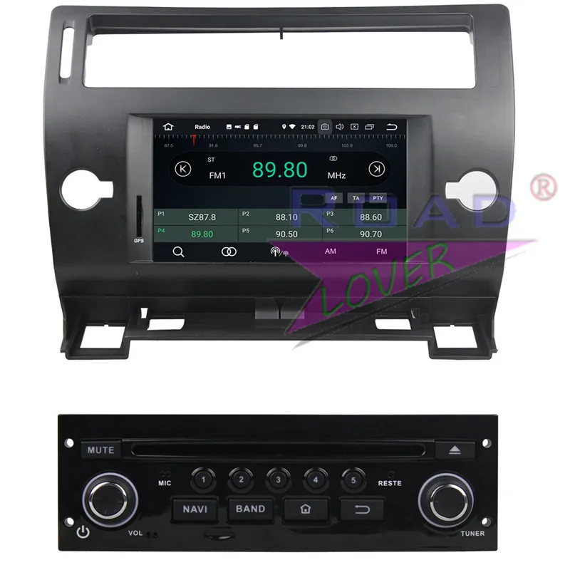 Roadlover Android 9 0 автомобильный DVD плеер для Citroen C4 2005 2011 Стерео GPS навигация Авторадио двойной Din 7 &quotOcta