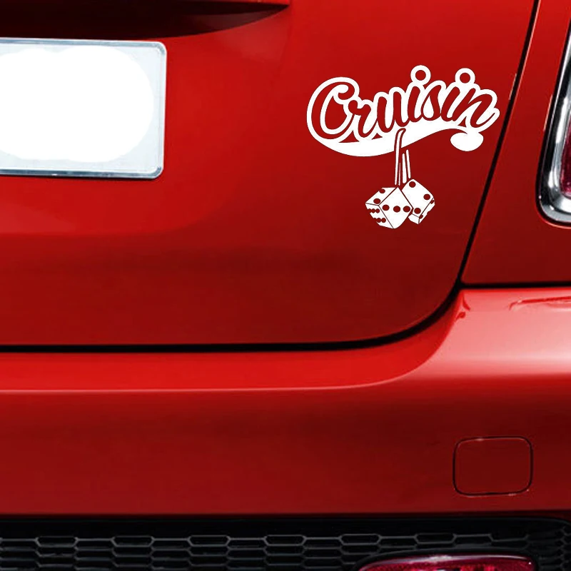 Для CRUISIN DICE JDM наклейка для автомобиля Decal Car Drift Turbo Euro Fast Vinyl | Автомобили и
