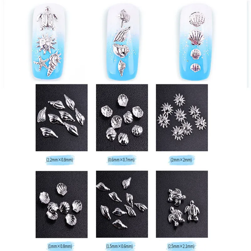 Серебряная Золотая тема океана металлические шпильки морская Морская звезда