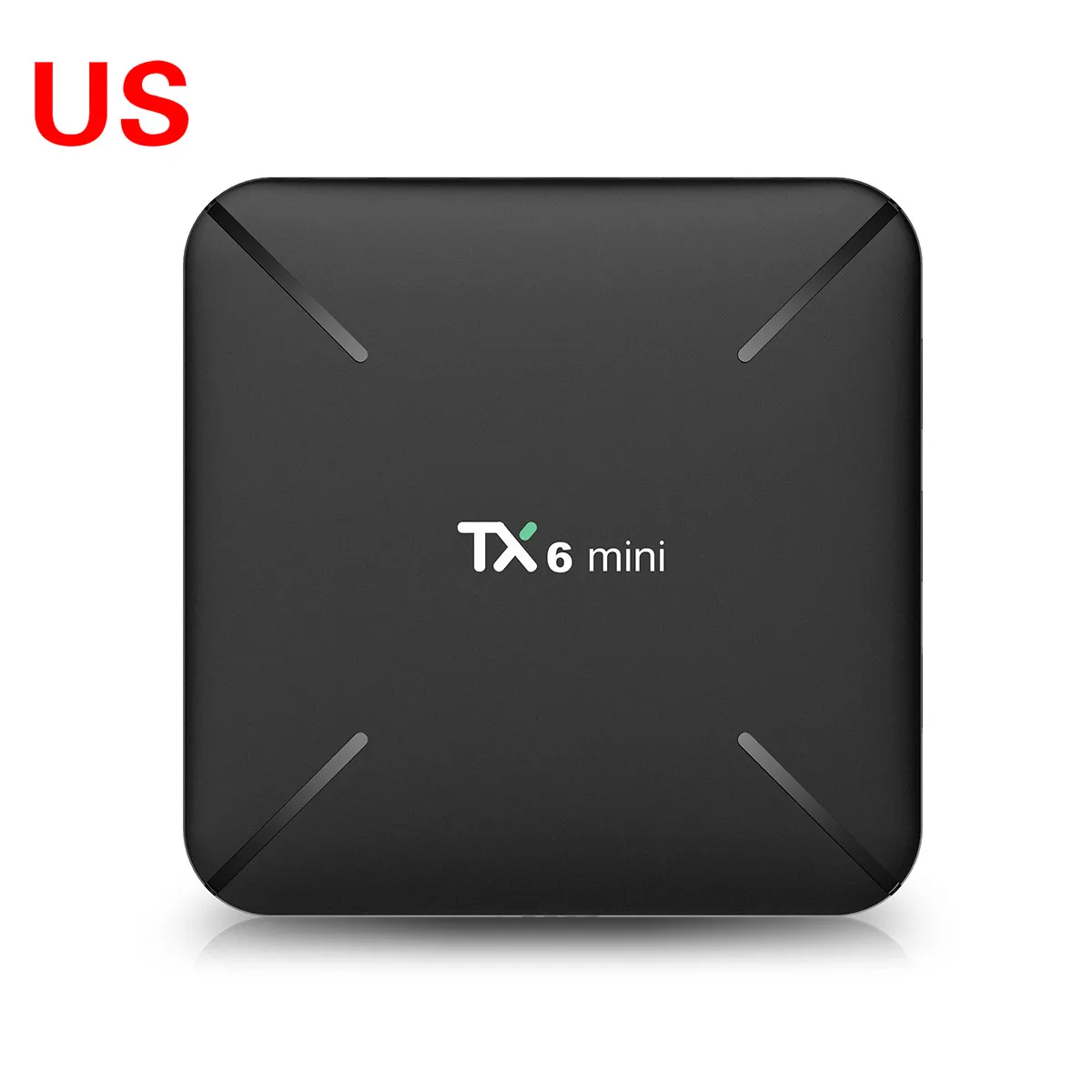 US Plug TX6 Мини Смарт ТВ приставка Android 9,0 2+ 16GB 100M четырехъядерный ТВ приставка Dual 2,4/5 Ghz Поддержка tf-карты wifi 4K HD телеприставка медиаплеер - Цвет: US Plug