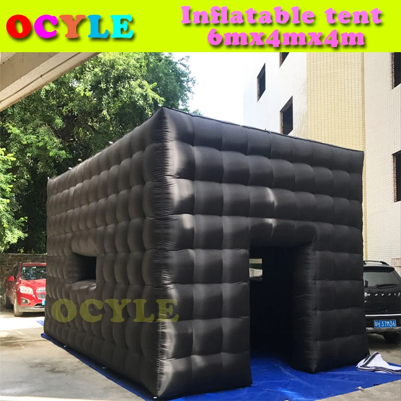 Черная надувная кубическая палатка для улицы 6 м|outdoor inflatable|tent inflatableinflatable outdoor |