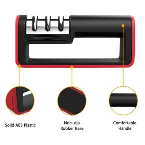 Профессиональная точилка для ножей алмазная быстрая профессиональная с 3