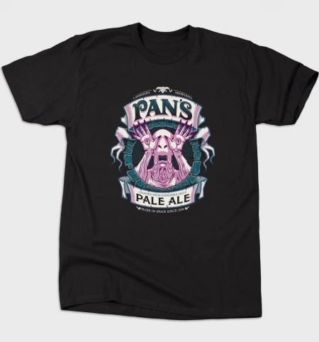 2019 Мужская футболка с принтом хлопковая Футболка Pan's Pale Ale круглым вырезом и