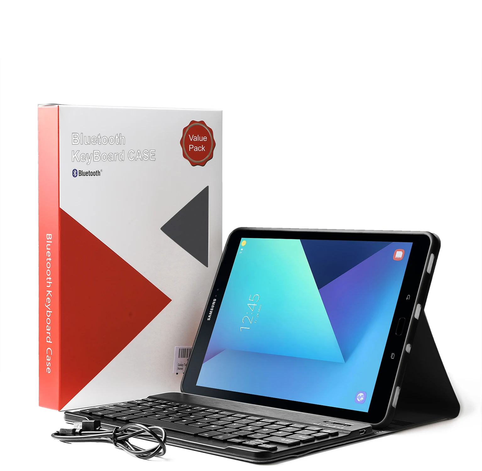 Dulcii для samsung Galaxy Tab S3 Клавиатура Чехол Съемный Bluetooth клавиатура кожа стенд 9 7
