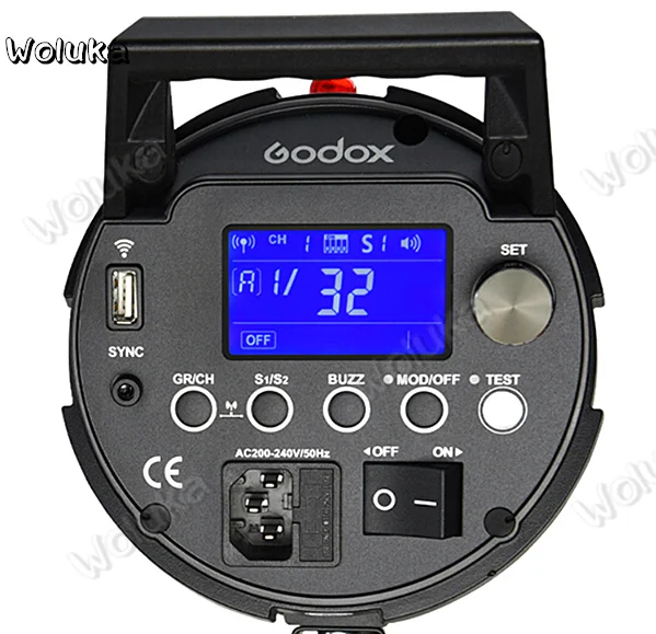Godox 600 Вт фотовспышка студийная фотолампа Встроенная X1 высокоскоростная вспышка