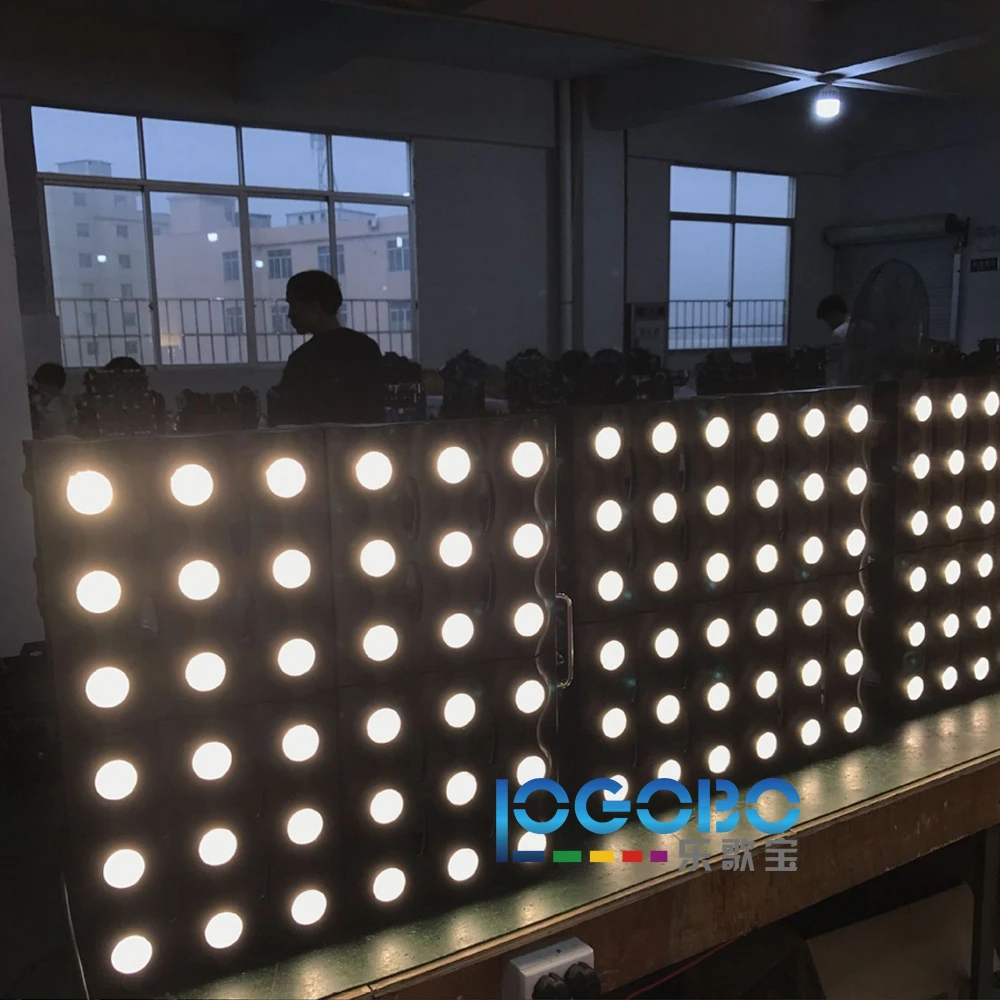 Бесплатная доставка 2 единицы 36x3 Вт теплый белый светодиод DMX Pixel золотой