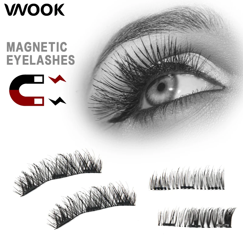 Magnetic Eyelashes professional Extension 3d mink on the magnet False eye lashes magnetic strip | Красота и здоровье