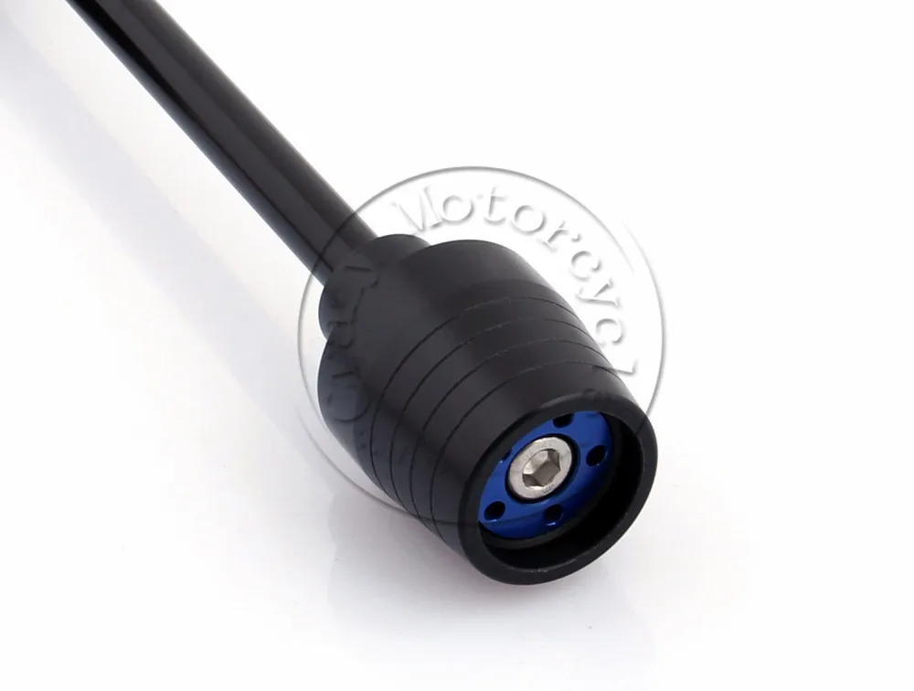 Пригодный Для Honda RC51 RVT1000 SP1 SP2 Передний Мост Вилка краш ползунки Cap Синий Мотоцикл