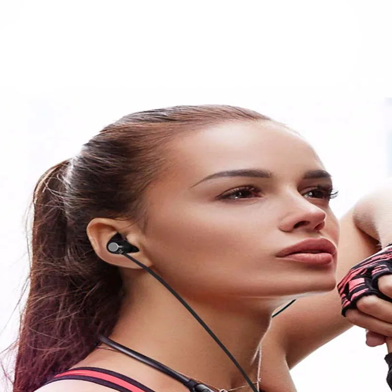Новая bluetooth-гарнитура 5 0 на шею бинауральная висячая Спортивная беспроводная