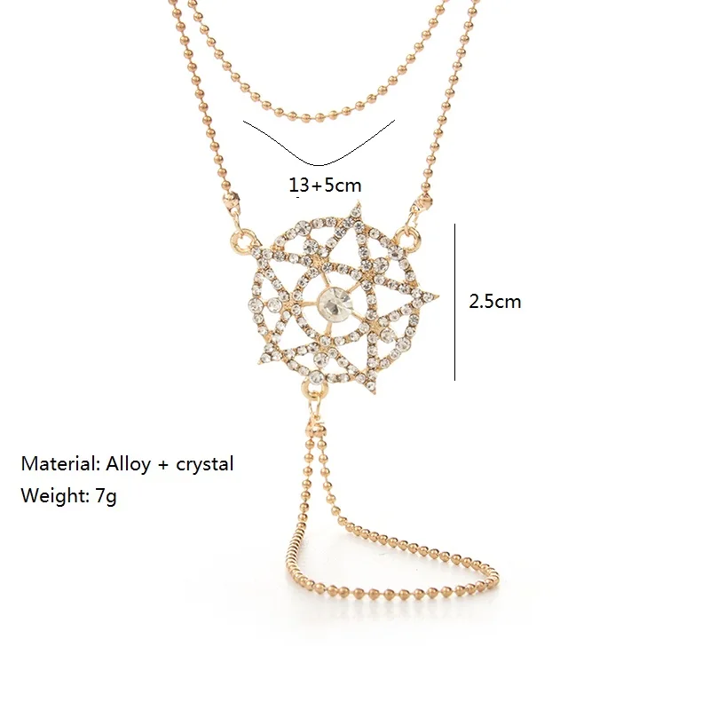 Браслет звено в виде ведомой цепи плетеный браслет из искусственного золота