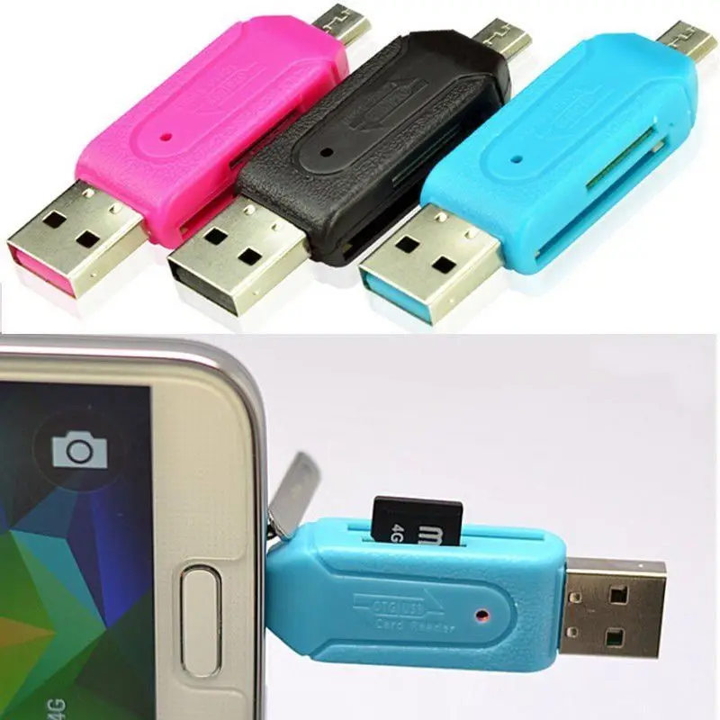 Все в 1 2 0 Usb без памяти USB драйвер высокая скорость SD TF Micro C память Otg | Компьютеры и