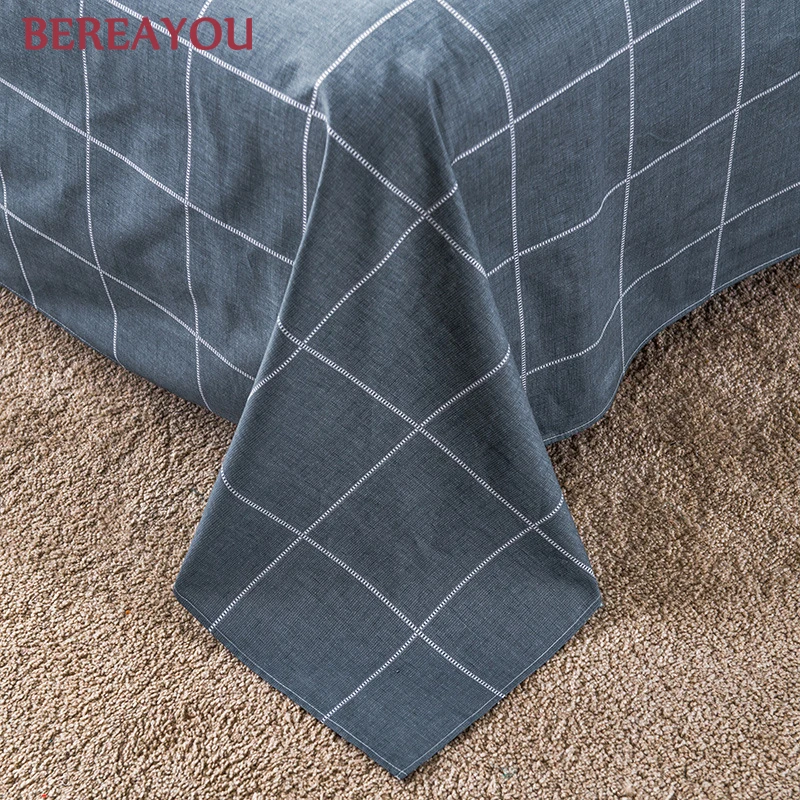 Простое постельное белье из 100% хлопка + наволочка полностью Королевское с