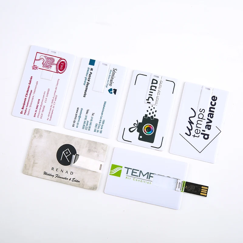 Пользовательская кредитная карта Usb флэш накопитель с полноцветной печатью 4 Гб