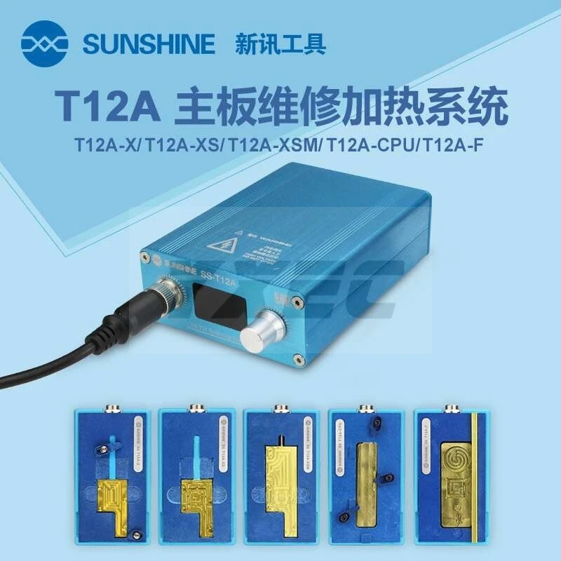 Для iPhone X/XS MAX SS-T12A материнская плата для iPhone сепаратор нагревательная станция cpu IC чипы разборка клей для удаления - Цвет: 5PCS Handle and host