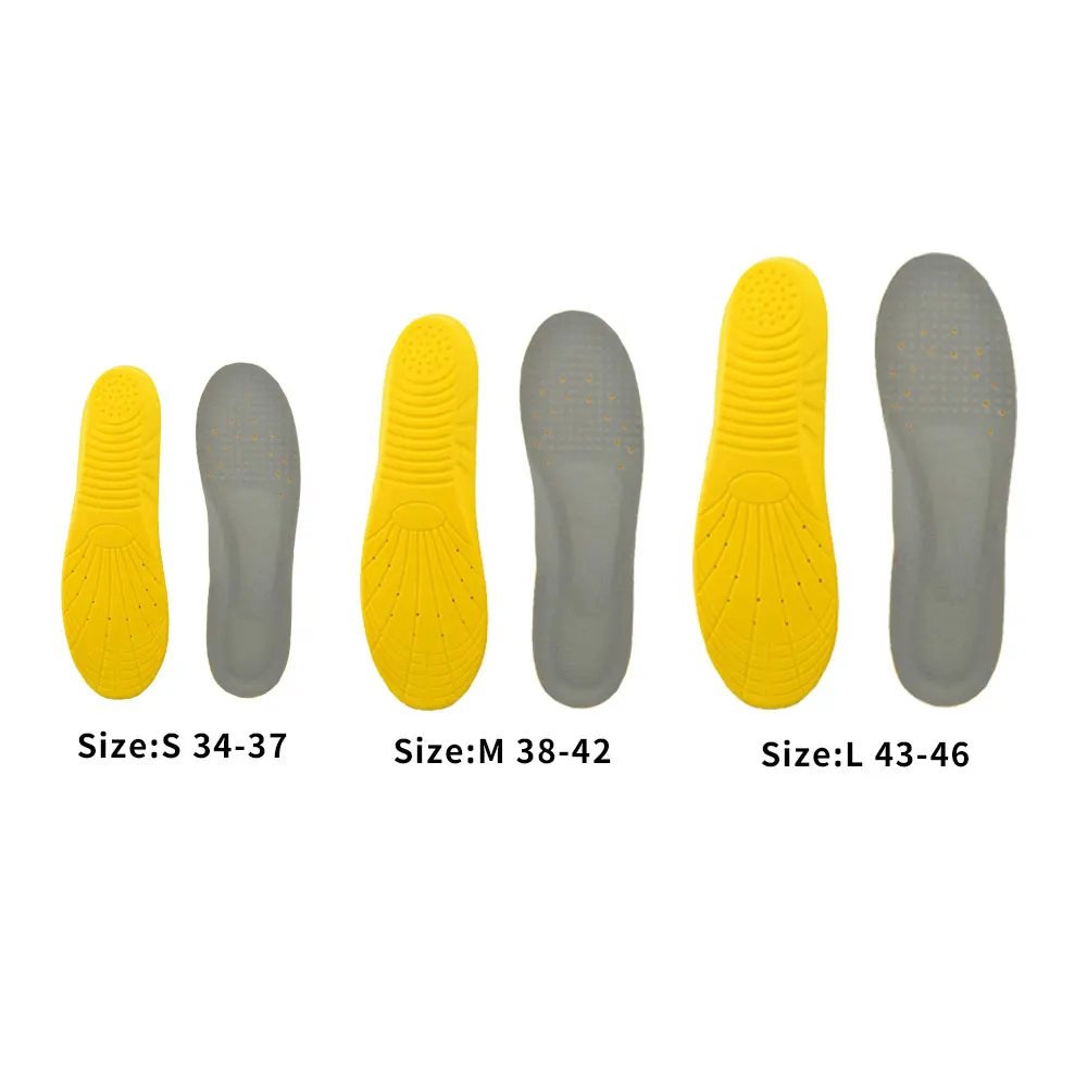 

1 Pair Super Memory Foam Orthotic Silicone Gel Insert Shoe Pad Breathable Shoe Cushion Unisex Insoles