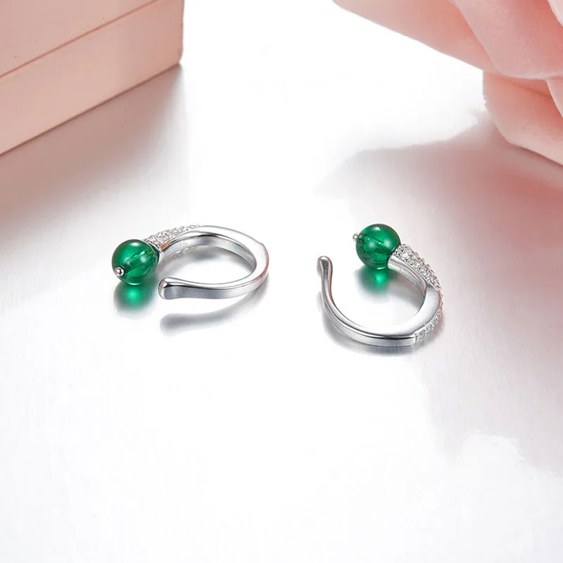 Женские серьги Клипсы из серебра 925 пробы 3 цвета|Серьги-клипсы| |