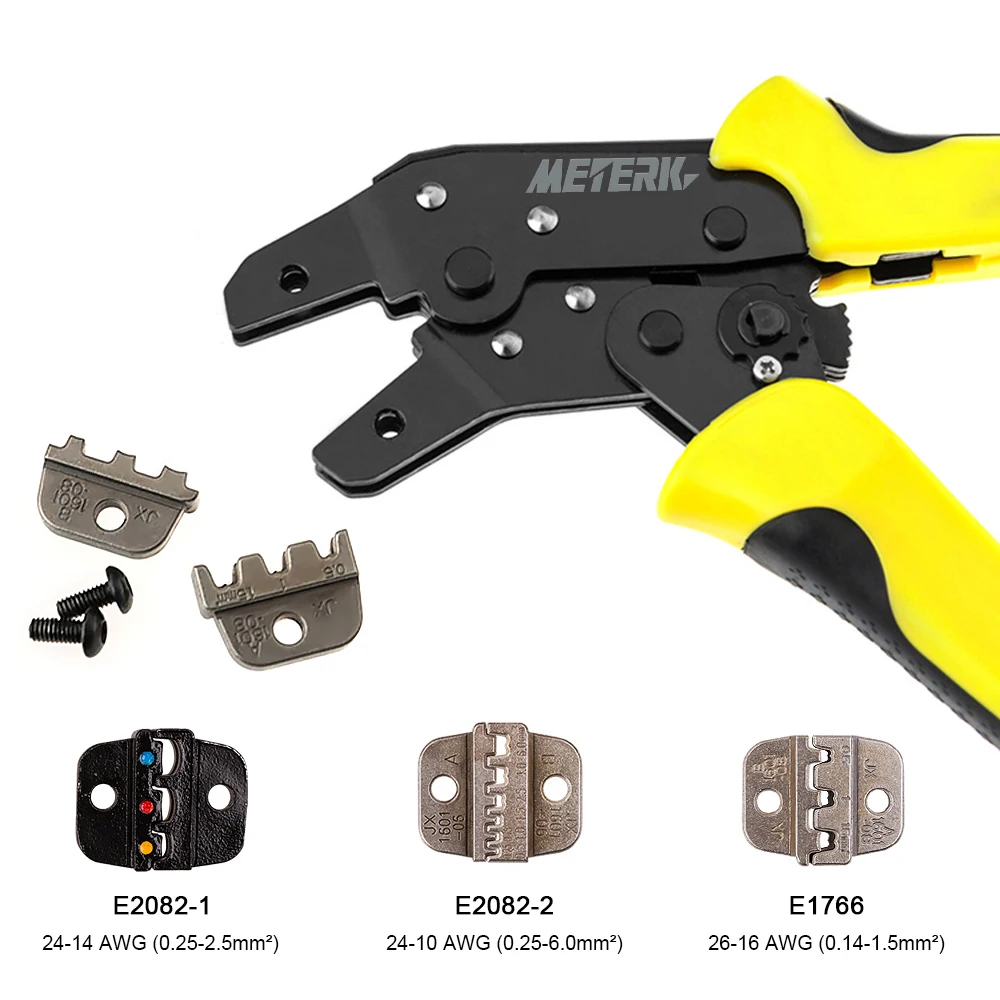 Meterk Мультитул профессионального провода щипцы Engineering Ratchet терминальные