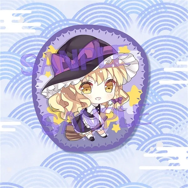 Милая аниме плюшевая кукла TouHou Project Flandre Scarlet Remilia Scarlet Hakurei Reimu Q version Косплей плюшевая подушка мягкие игрушки - Цвет: Kirisame Marisa