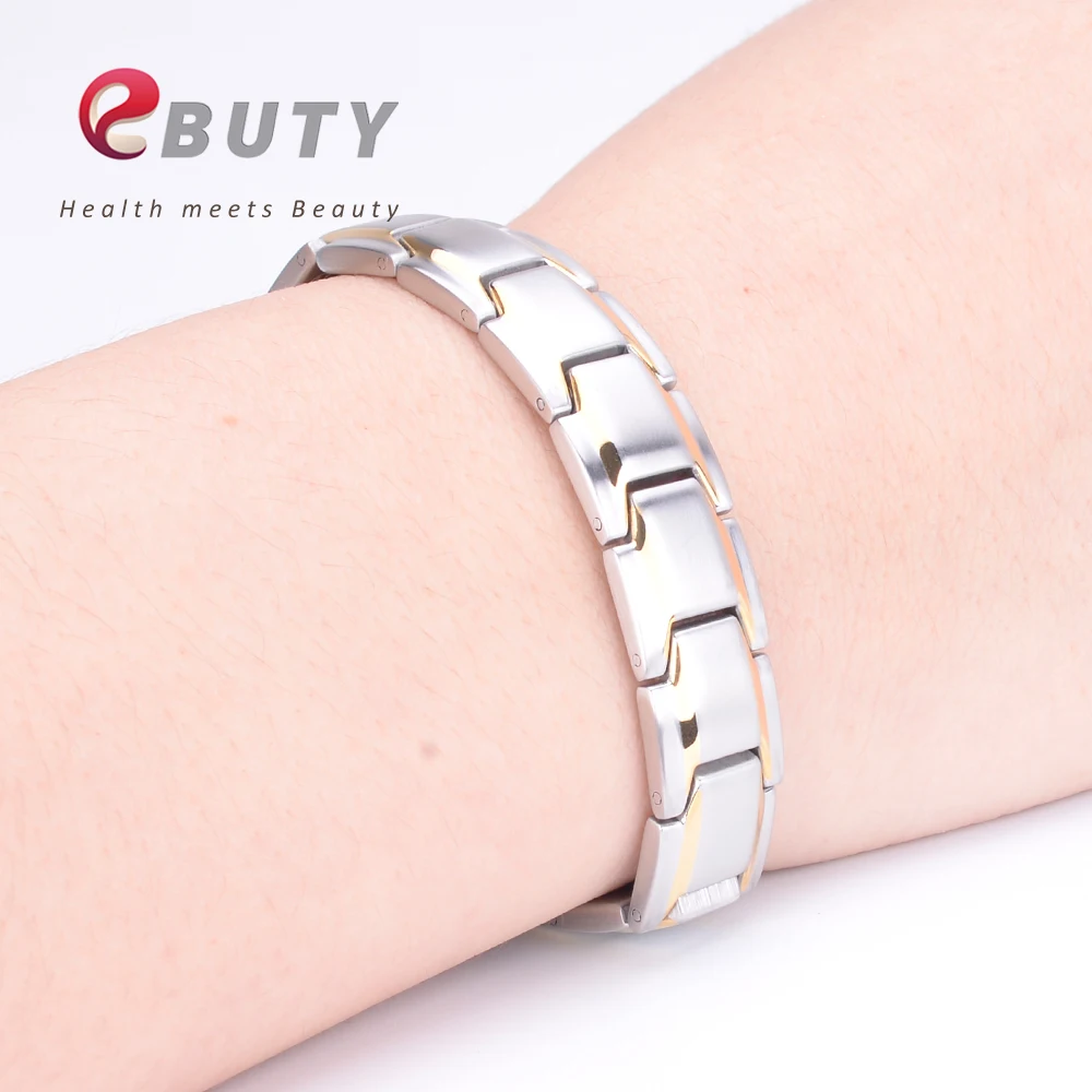 EBUTY мужской Энергетический Браслет 4 в 1 браслет для артрита скрученный Здоровый