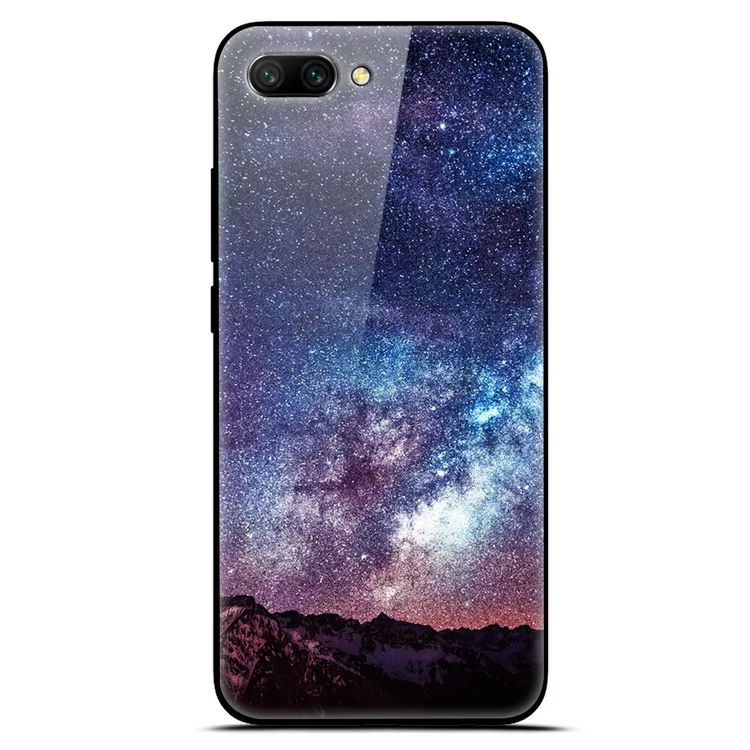 as photo 27 Стеклянный чехол для huawei Honor 10, чехол, роскошная задняя крышка из закаленного стекла, чехол для huawei Honor 10, чехол для Honor 10 lite, ТПУ Рамка - Цвет: as photo 27