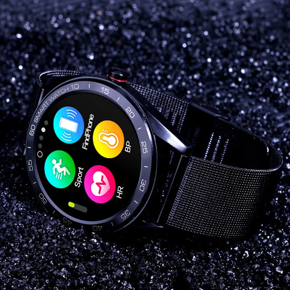 BINSSAW K7 1.3inch Round screen Smart watch IP68 waterproof Heart Rate Blood Pressure Sports Smartwatch Fashion Fitness Tracker |
