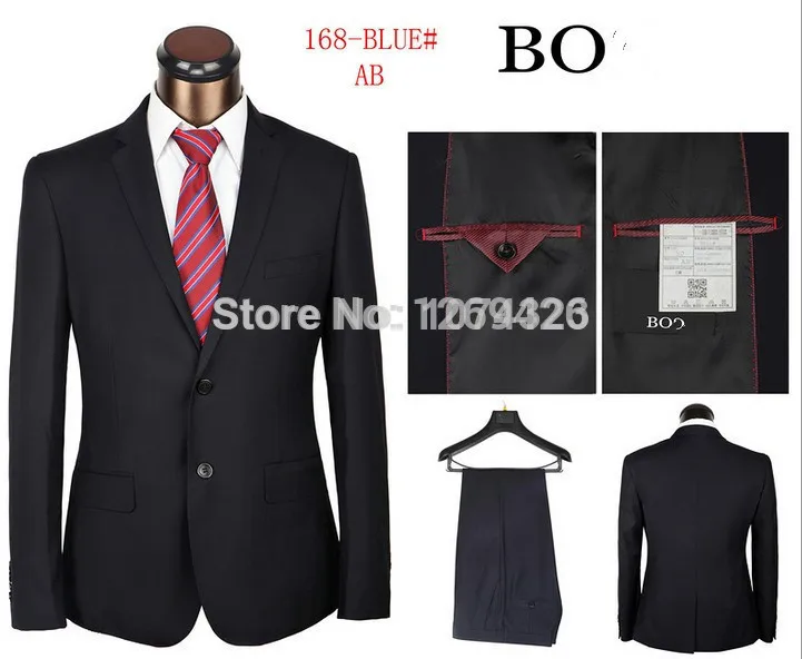 men's suit formal black brown gray blue khaki suits XS-4XL two pieces Hot sale male dress costume set Free shipping | Мужская одежда