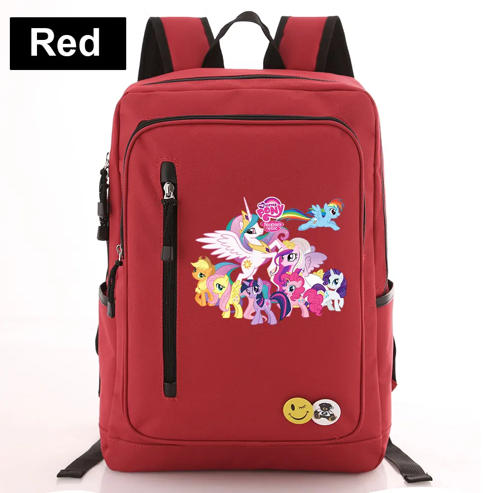 My Little Pony Rainbow Dash Pinkie Pie школьная сумка для мальчиков и девочек женская на молнии